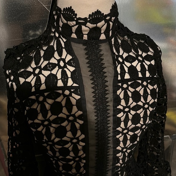 eilly baxar Dresses & Skirts - Brand NEW Elegant Black Lace Long Sleeve Dress